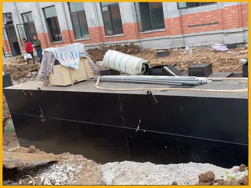 驻马店地埋式污水处理设备现场安装
